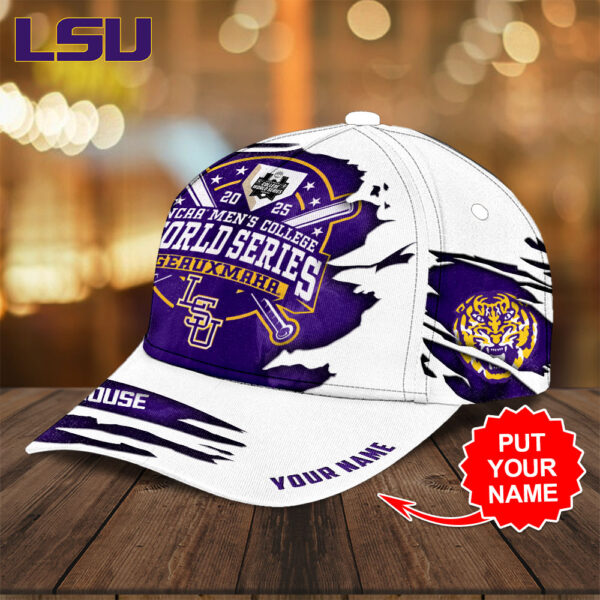 Personalized LSU Tigers Baseball Classic Cap - TANTN 14018