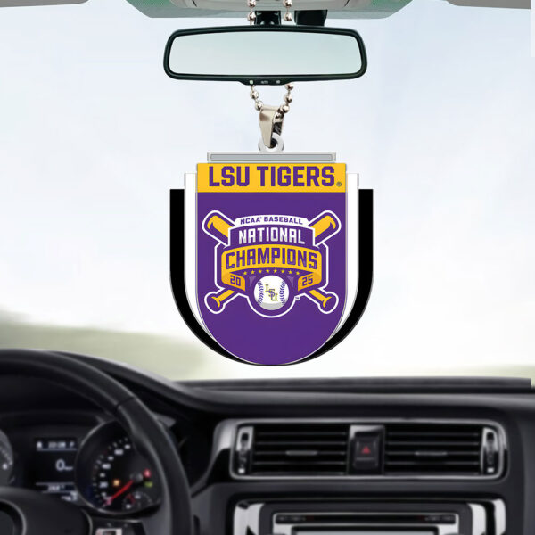 LSU Tigers Baseball Custom shape 2-sided Acrylic Car Ornament - MAITM 11813