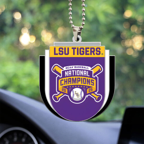 LSU Tigers Baseball Custom shape 2-sided Acrylic Car Ornament - MAITM 11813