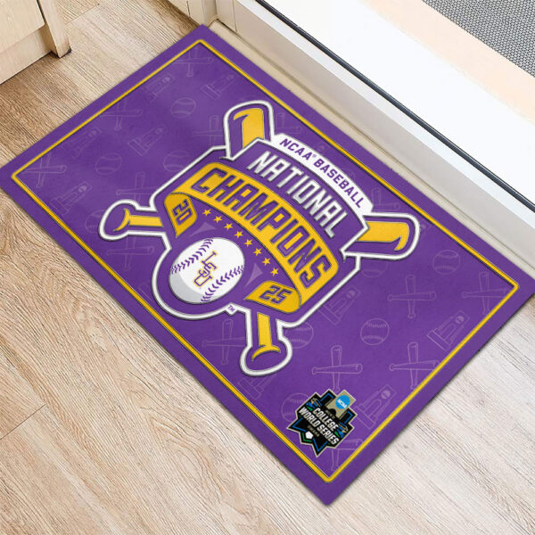 LSU Tigers Baseball Foldable Doormat - MAITM 11737