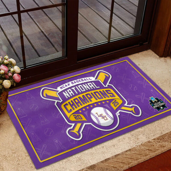 LSU Tigers Baseball Foldable Doormat - MAITM 11737