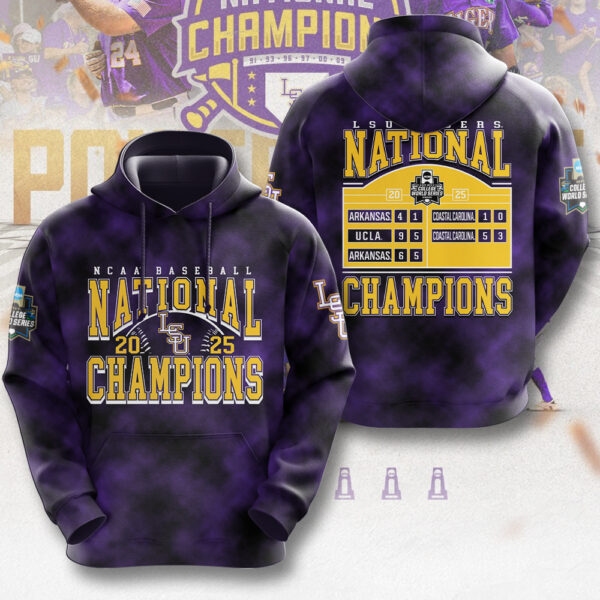LSU Tigers Baseball 3D Apparel - MAITM 11741