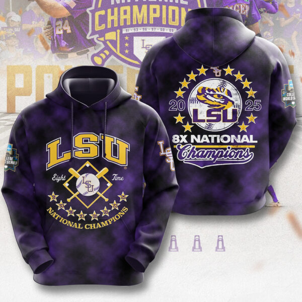 LSU Tigers Baseball 3D Apparel - MAITM 11773