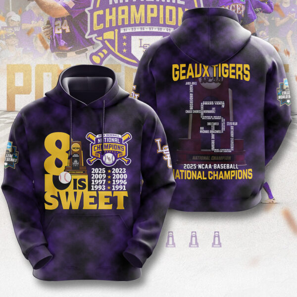 LSU Tigers Baseball 3D Apparel - MAITM 11781