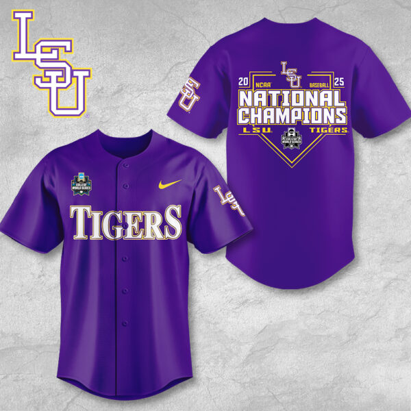 LSU Tigers Baseball Baseball Jersey - MAITM 11760