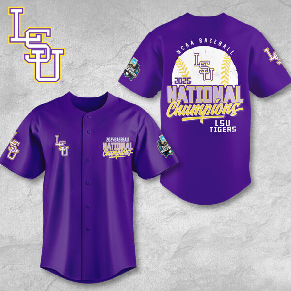 LSU Tigers Baseball Baseball Jersey - MAITM 11822