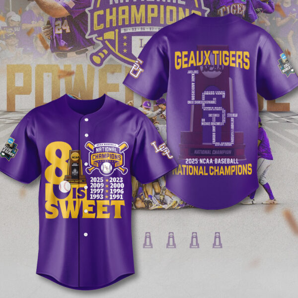 LSU Tigers Baseball Baseball Jersey - MAITM 11861