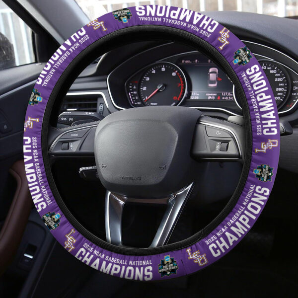 LSU Tigers Baseball Steering Wheel Cover - MAITM 11790