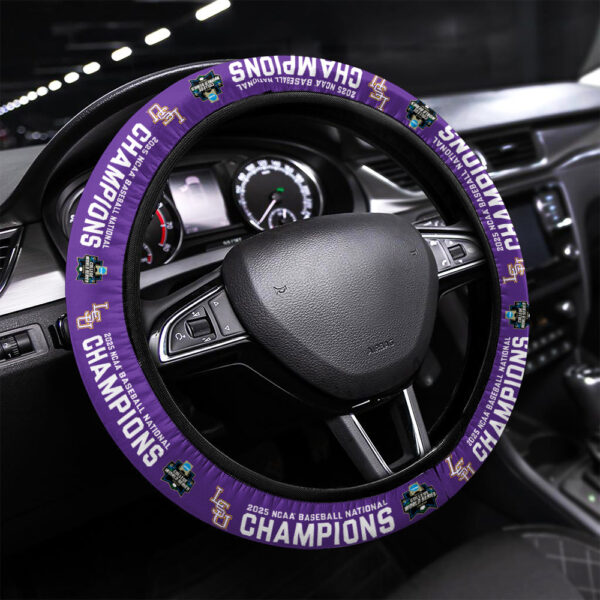 LSU Tigers Baseball Steering Wheel Cover - MAITM 11790