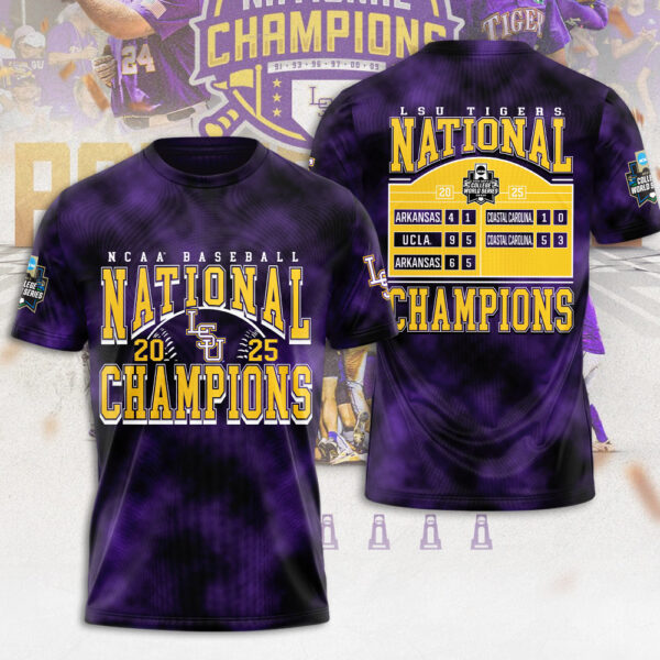 LSU Tigers Baseball 3D Apparel - MAITM 11741