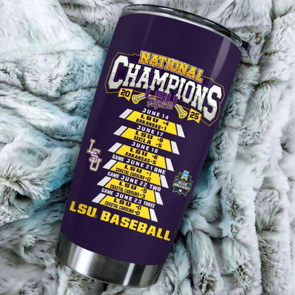 LSU Tigers Baseball Tumbler Cup - MAITM 11844