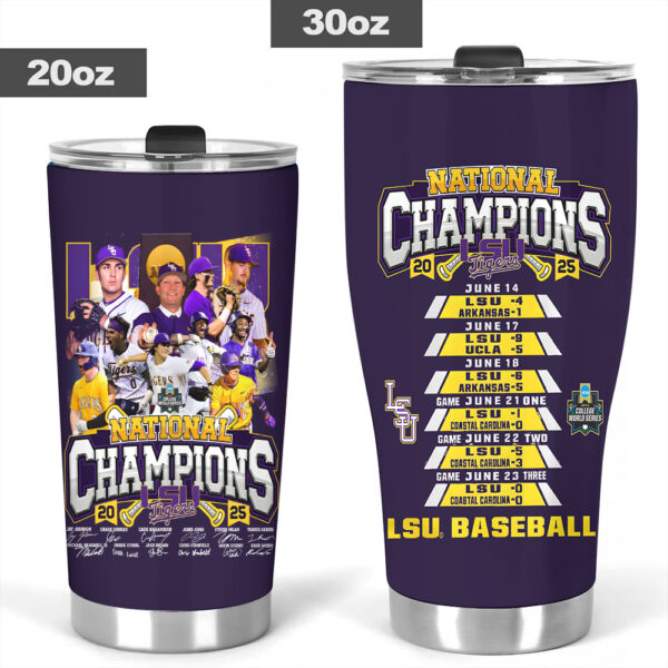 LSU Tigers Baseball Tumbler Cup - MAITM 11844