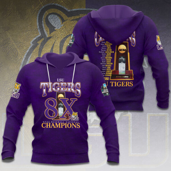 LSU Tigers Baseball 3D Apparel - HOATT 11444