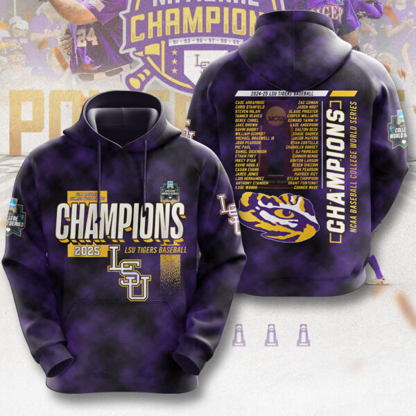 LSU Tigers Baseball 3D Apparel - MAITM 11774