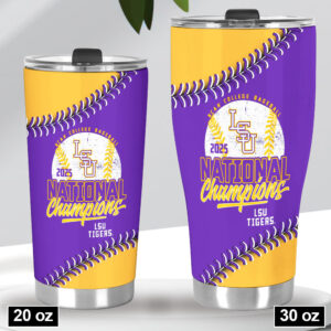 LSU Tigers Baseball Tumbler Cup - HOATT 11420