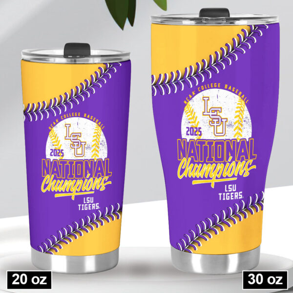 LSU Tigers Baseball Tumbler Cup - HOATT 11420
