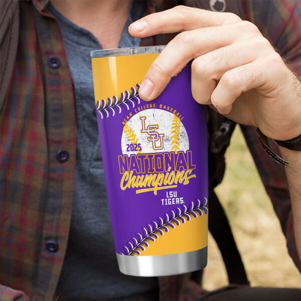 LSU Tigers Baseball Tumbler Cup - HOATT 11420