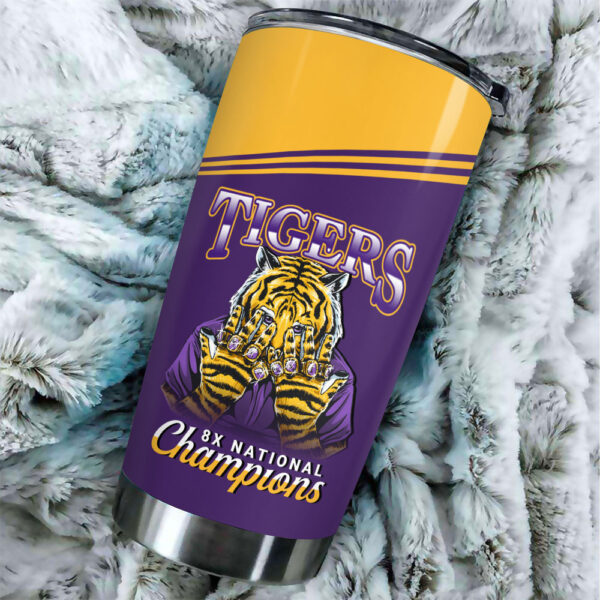 LSU Tigers Baseball Tumbler Cup - HOATT 11445