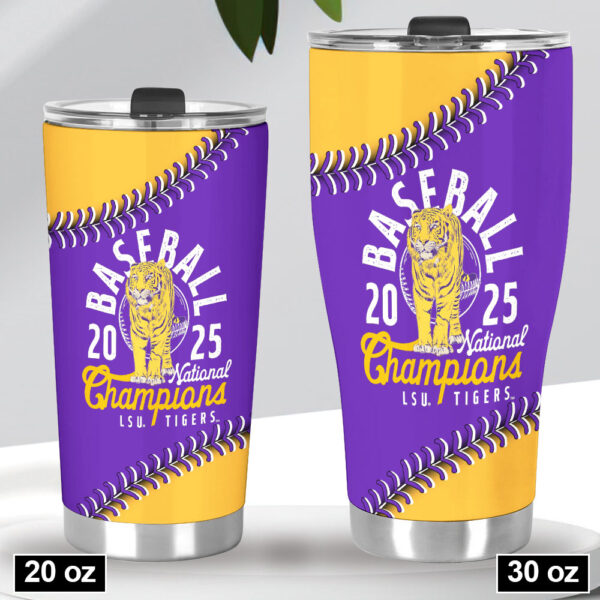 LSU Tigers Baseball Tumbler Cup - HOATT 11467