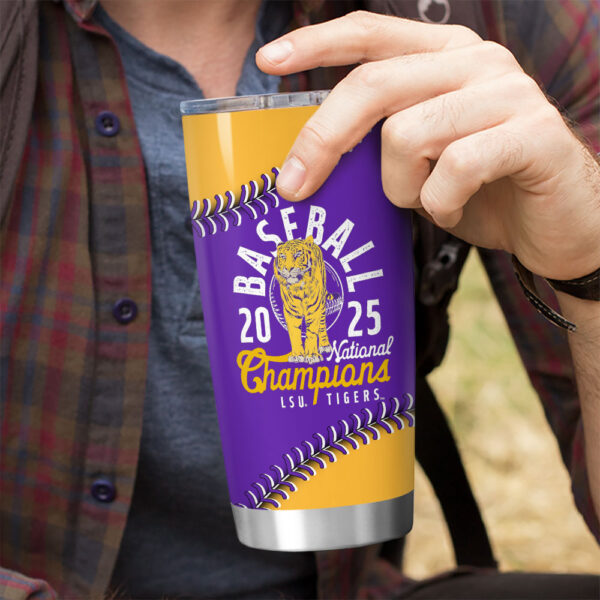 LSU Tigers Baseball Tumbler Cup - HOATT 11467
