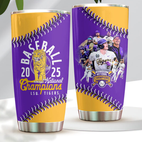 LSU Tigers Baseball Tumbler Cup - HOATT 11467