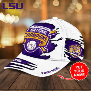 Personalized LSU Tigers Baseball Classic Cap - TANTN 13855