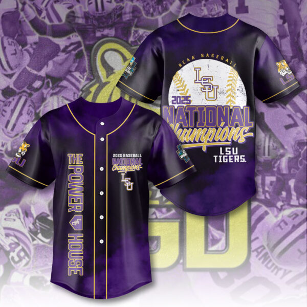 LSU Tigers Baseball Baseball Jersey - HOATT 11353