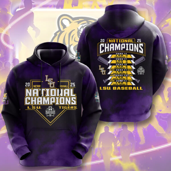 LSU Tigers Baseball 3D Apparel - HOATT 11352