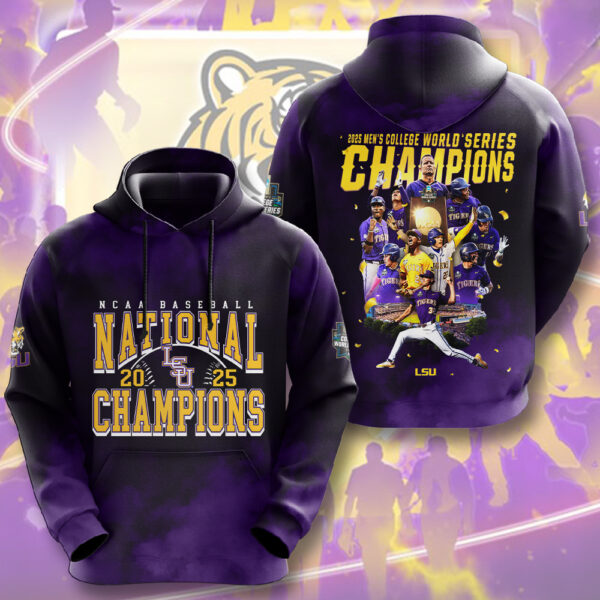 LSU Tigers Baseball 3D Apparel - HOATT 11366