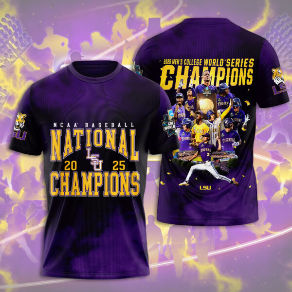 LSU Tigers Baseball 3D Apparel - HOATT 11366