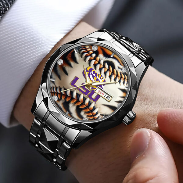LSU Tigers Baseball Alloy Luxury Quartz Watch - GNE 3818