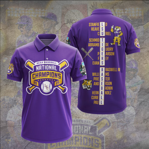 LSU Tigers Baseball 3D Apparel - GNE 3811