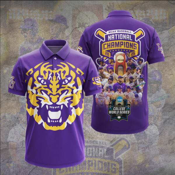 LSU Tigers Baseball 3D Apparel - GNE 3812