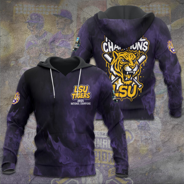 LSU Tigers Baseball 3D Apparel - TANTN 13903