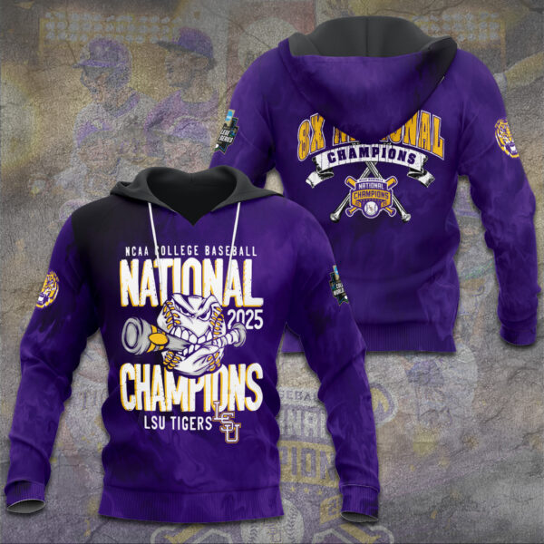 LSU Tigers Baseball 3D Apparel - TANTN 13921