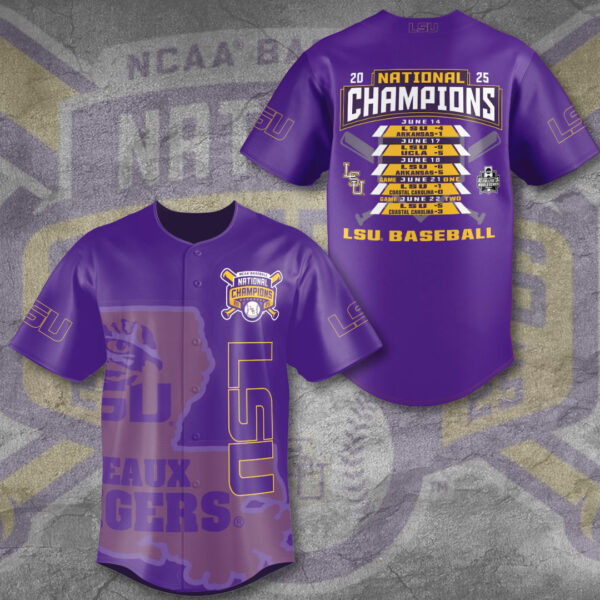 LSU Tigers Baseball Baseball Jersey - GNE 3830