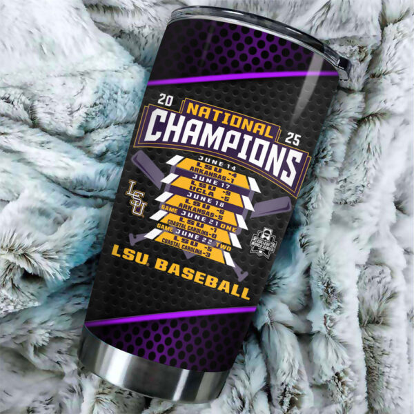 LSU Tigers Baseball Tumbler Cup - GNE 3839