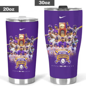 LSU Tigers Baseball Tumbler Cup - TANTN 13943