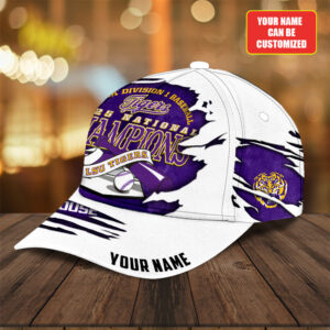 Personalized LSU Tigers Baseball Classic Cap - TANTN 13988
