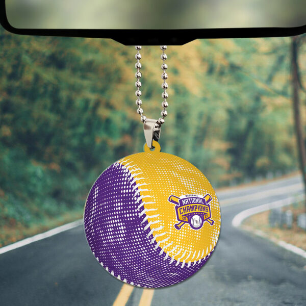 LSU Tigers Baseball Custom shape 2-sided Acrylic Car Ornament - TANTN 13871