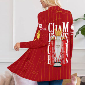 Liverpool FC Women's Patch Pocket Cardigan - HOATT 11077