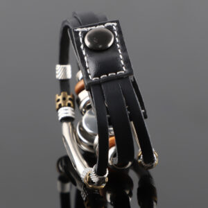 Rock Music Braided Multilayer Punk Leather Bracelet - MAITM DROP112