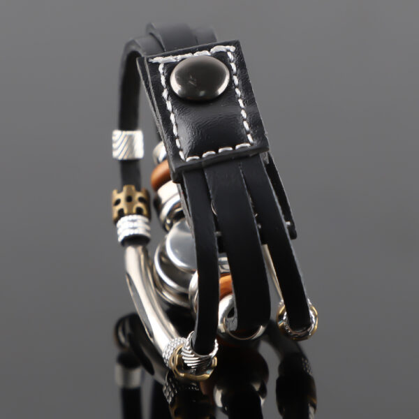 Rock Music Braided Multilayer Punk Leather Bracelet - MAITM DROP112