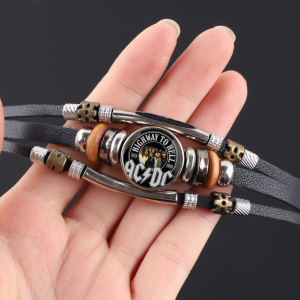 Rock Music Braided Multilayer Punk Leather Bracelet - MAITM DROP112