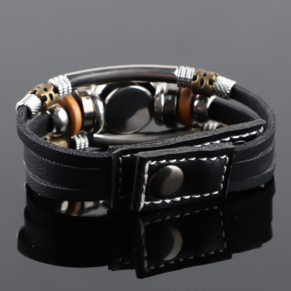 Rock Music Braided Multilayer Punk Leather Bracelet - MAITM DROP112