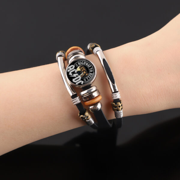 Rock Music Braided Multilayer Punk Leather Bracelet - MAITM DROP112