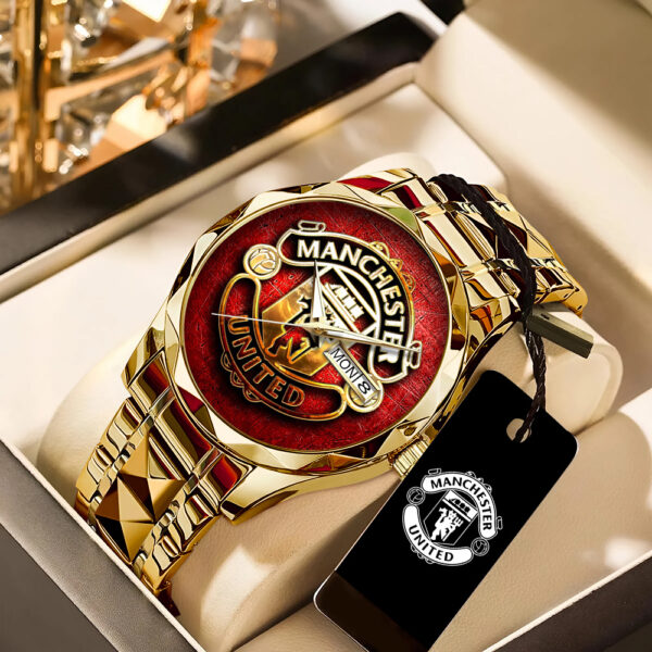 Manchester United Alloy Luxury Quartz Watch - TANTN 14054