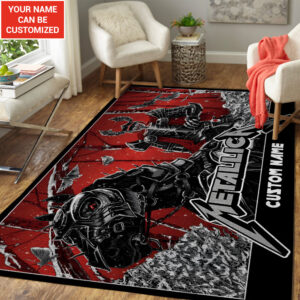 Personalized MET Band Rectangular Rug - TANTN 13619