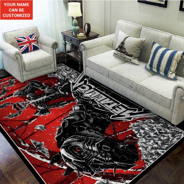 Personalized MET Band Rectangular Rug - TANTN 13619