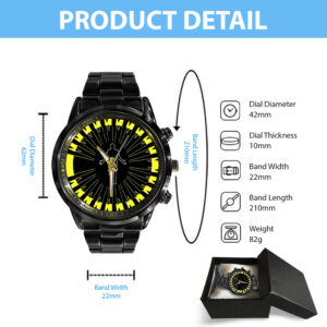 MET Band Black Stainless Steel Watch - TANTN 13395